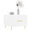 Mascoutah Four Leg Coffee Table with Storage-1582228580