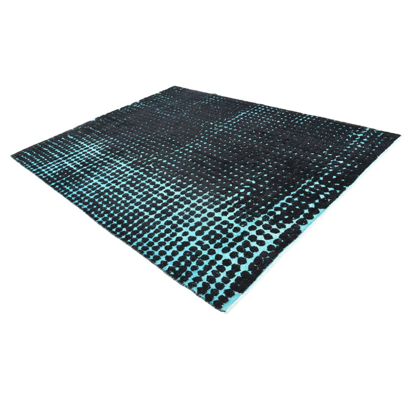 Tapis turquoise Iniguez