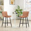 Ensemble de 2 tabourets de comptoir rembourrés-172706991