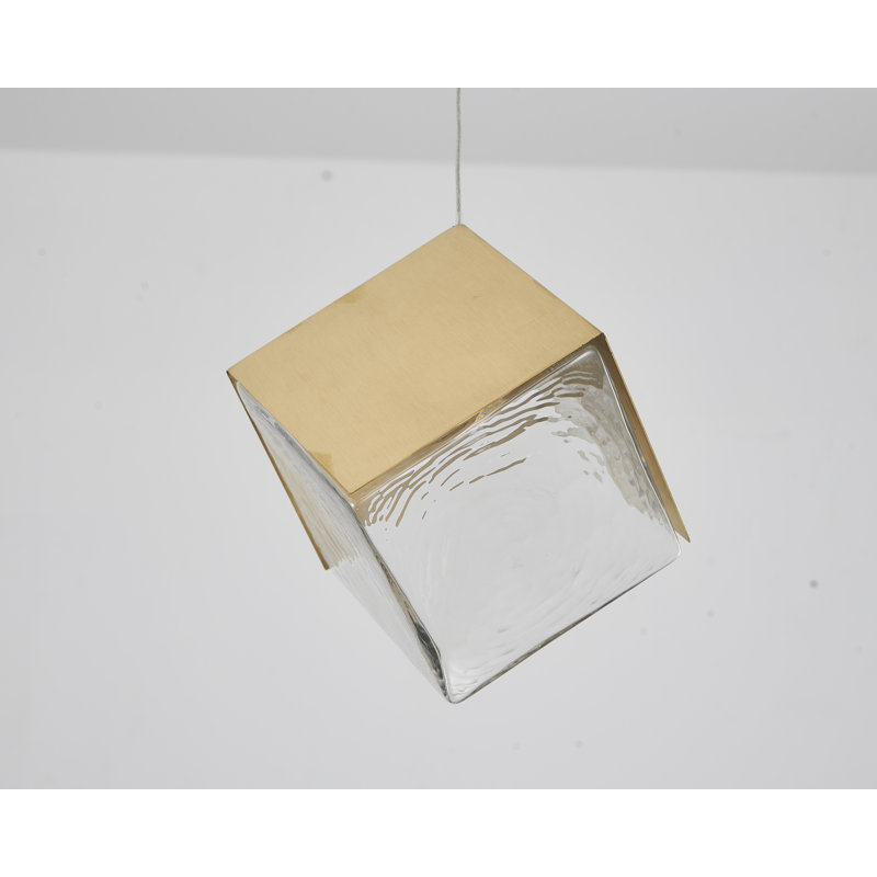 Luminaire suspendu moderne 1 lumière , Laiton