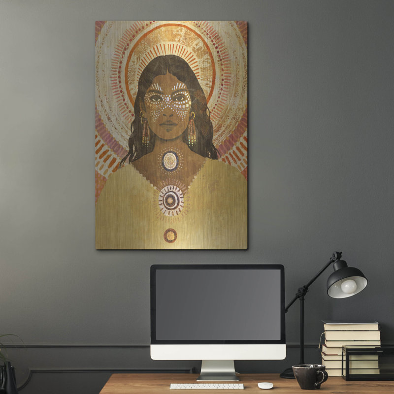  «Desert Seer 2» par Victoria Barnes, art mural en métal, 24 po x 36 po, H 36 po x l 24 po