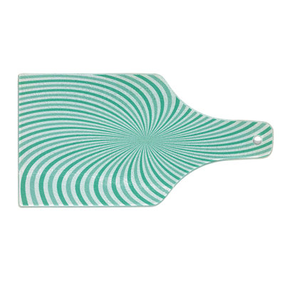 East Urban Home Glass Stripes Cutting Board