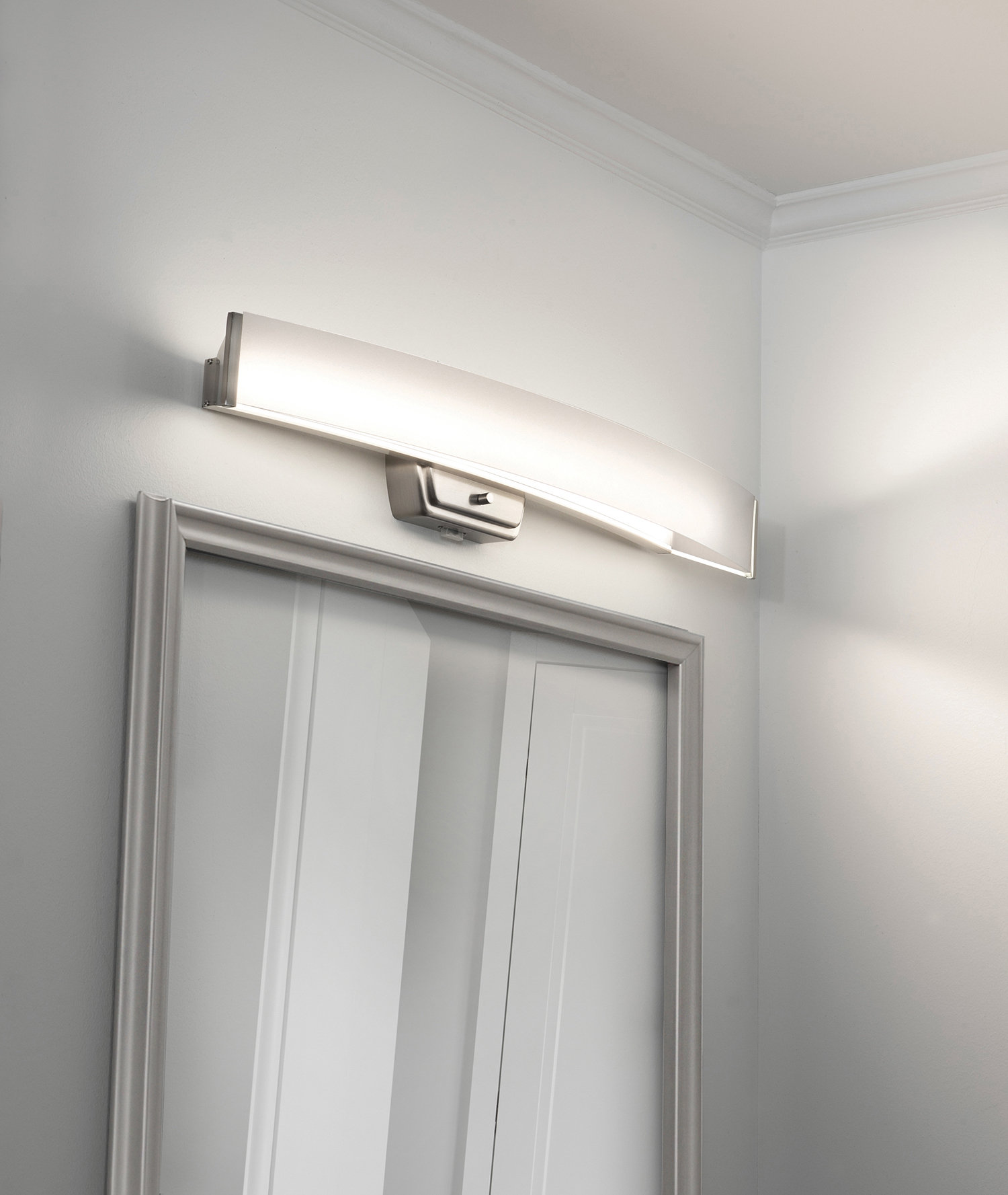 Latitude Run® Layla LED Vanity Light - Brushed Nickel | Wayfair