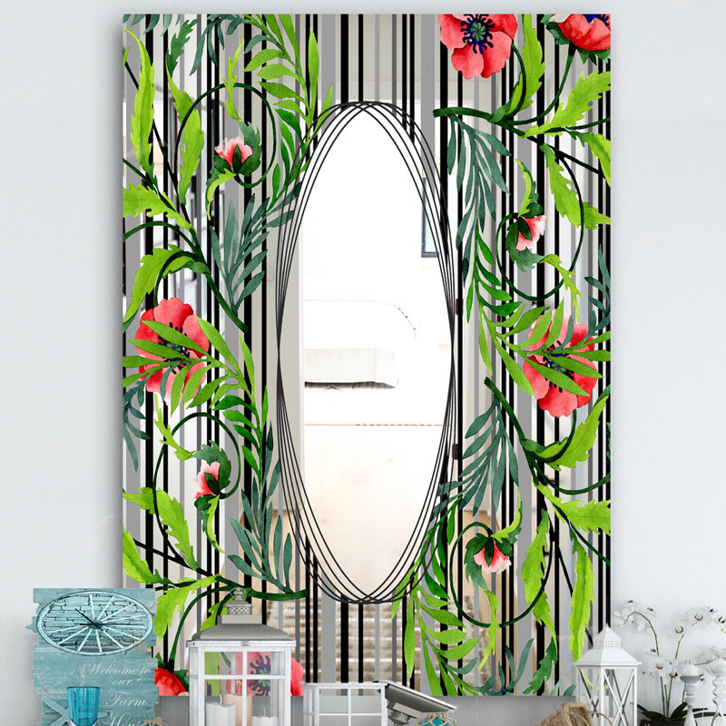 Miroir mural Elementary Botanicals 4, H 39,4 po x l 29,5 po