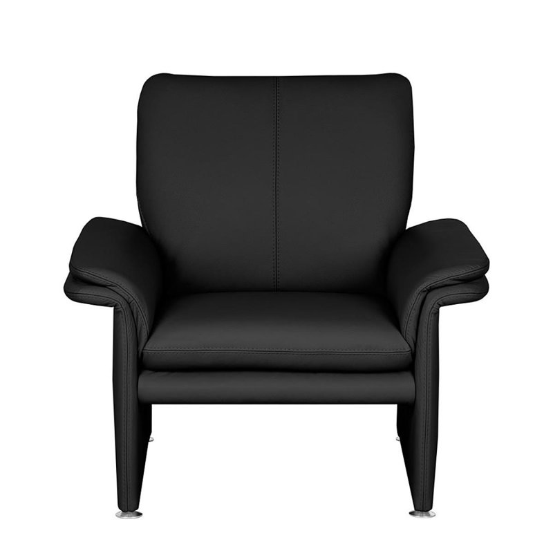 Edelwald Upholstered Armchair, Black