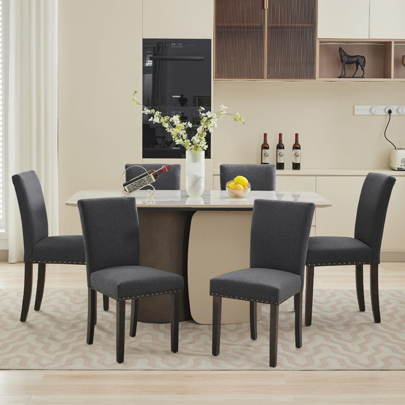 Side Chair, dark gray, 6