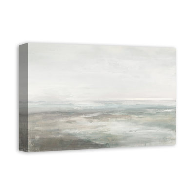 Reproduction abstraite de paysage marin sur toile