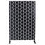76" H x 48" W Steel Privacy Screen Panel for Outdoor and Indoor Use, Rust Red Finish-130909606