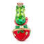 Check It Out Mr. Jingles Glass Ornament
