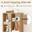 Bookcase w/Drawer, Multifunctional Open Bookshelf, Storage Organizer-129039330