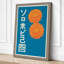 Orange Chrysanthemum Poster Retro - Wrapped Canvas-1256921229-1256921243