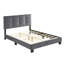 Mobilier de chambre en bois massif capitonné-357362838-357362836