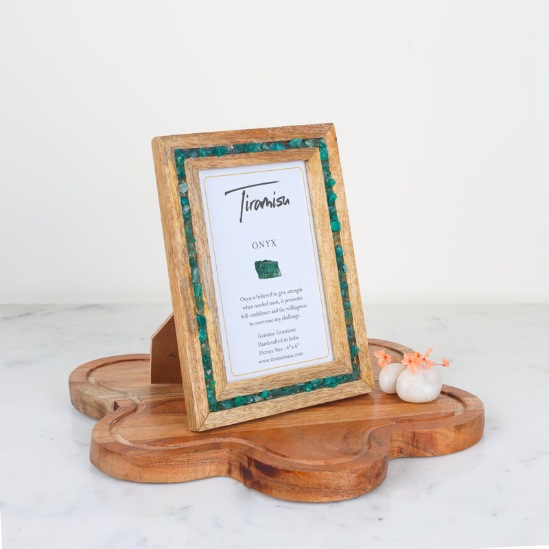 Treylan Brown and Green Single Picture Frame