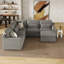 Canapé modulaire 5 places French Seam-135939312