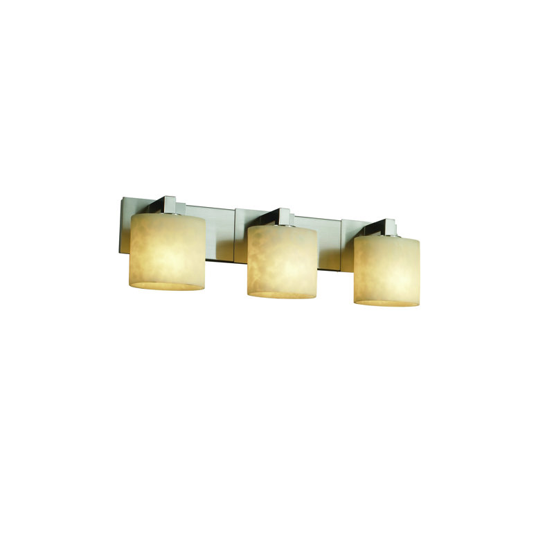 Éclairage pour meuble-lavabo 3 lumières clouds Dondray, Nickel