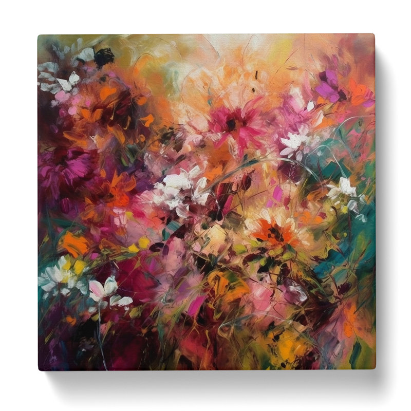 Floral Abstract Expressionism No.1 - Print