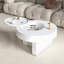 Table basse moderne de style crème