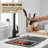 Modern High Arc Single Handle Pull-Down Kitchen Faucet with Deck Plate (Set of 2)-128613740
