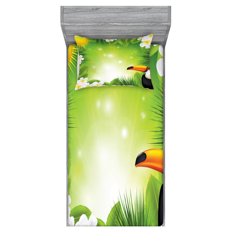 Microfiber Sheet Set, Twin XL Sheet Set with Fitted Sheet