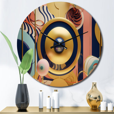 Horloge murale géométrique Awakening Of Bodhi Consciousness II