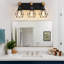 Éclairage pour meuble-lavabo 3 lumières Farmhouse