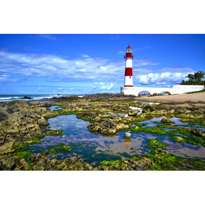 Itapua Lighthouse by Osvaldopontes - Wrapped Canvas Print