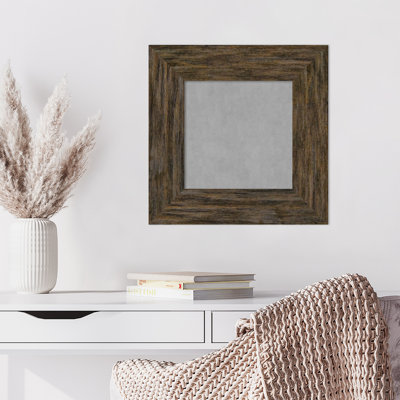 Fencepost Brown Framed Magnetic Board