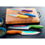 Hampton Forge ™ Tomodachi ™ titane - ensemble de 10 couteaux avec 5 protège-lames assortis