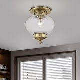 Shielo Glass Flush Mount