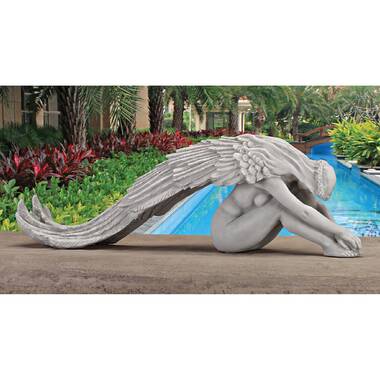 12.5 in. H Serene Solitude Angel Statue