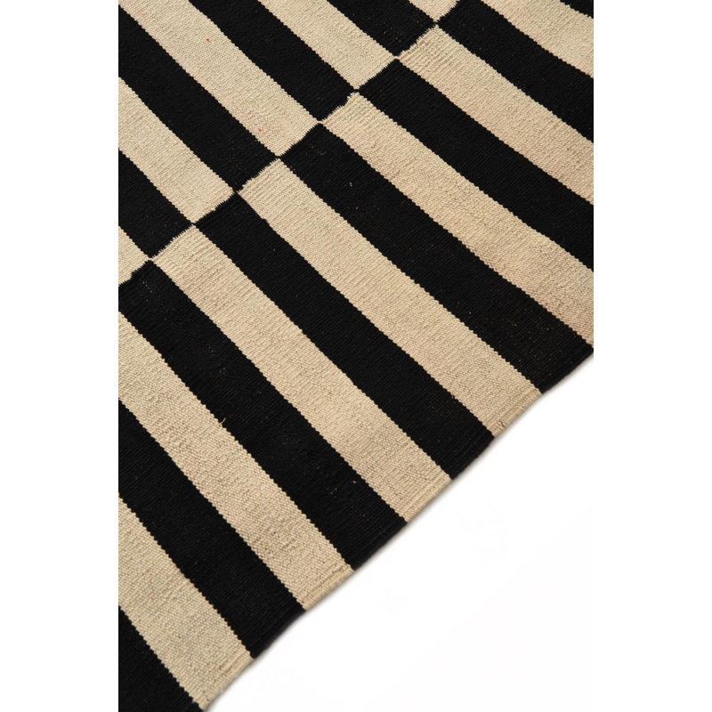 Tapis noir et blanc Jessen