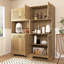Armoire de bar avec tiroirs et tablettes
