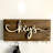 "Keys" Rustic Wood Wall-Mounted Key Holder