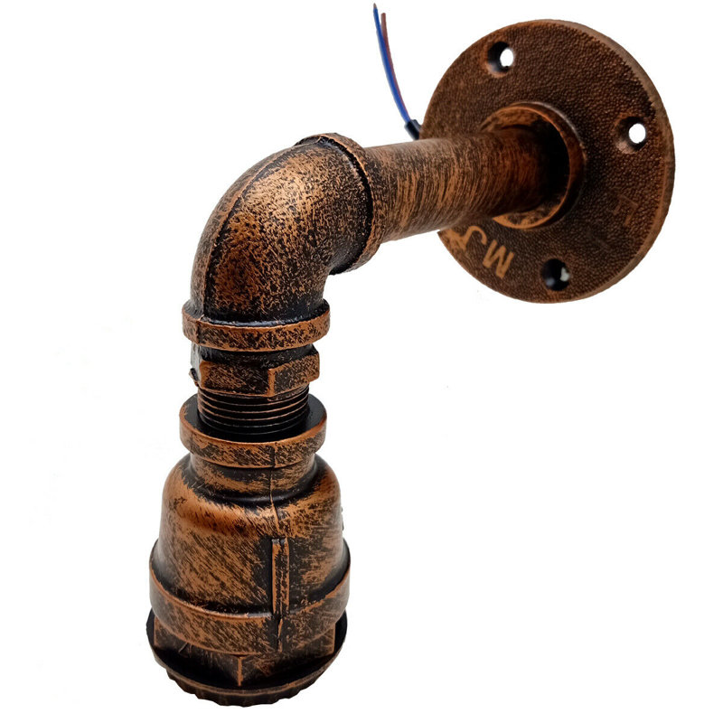 Bellair Armed Sconce, Rustic Red