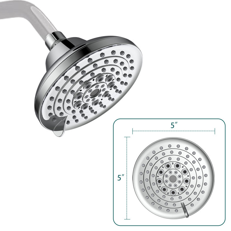 Pomme de douche fixe Rain, Chrome