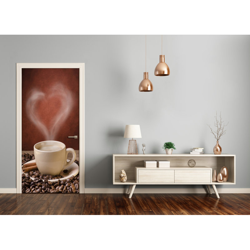 Aromatic Coffee Door Decal