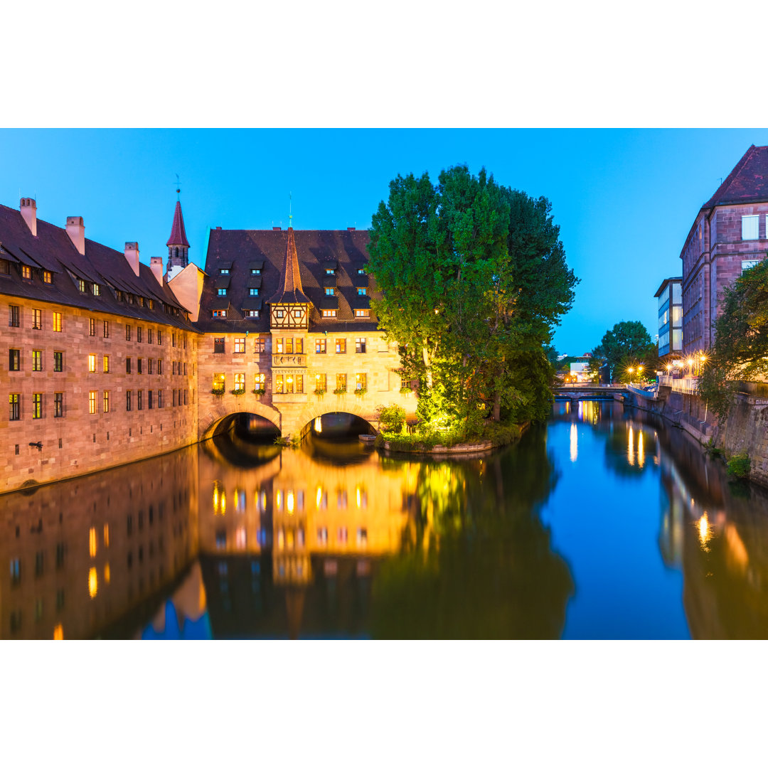 Abendstimmung in Nürnberg - Druck