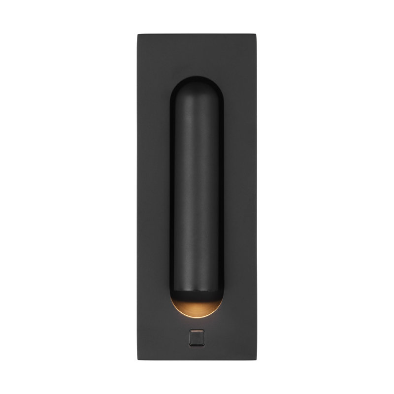 Ponte LED Flush Mounted Sconce, Nightshade Black