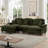Elegant Mid Century Large Sofa-1078207331