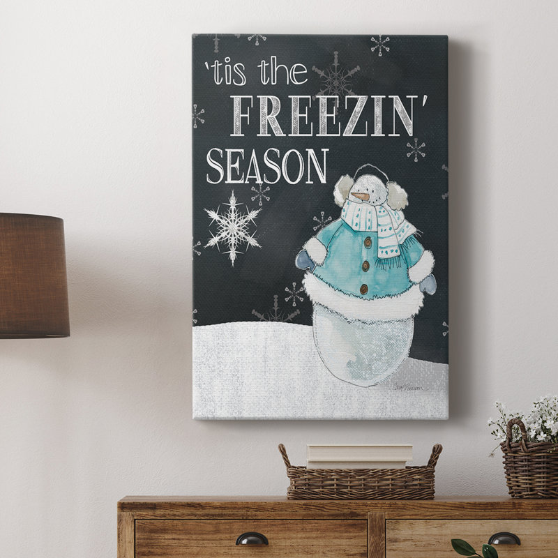 «Tis the Freezin 'Season» - Cavas, H 60 po x l 40 po