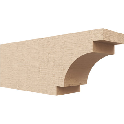 Mediterranean Woodgrain TimberThane Rafter Tail, Primed Tan