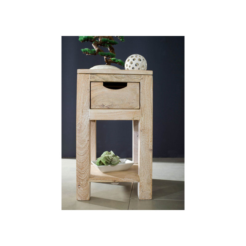 Nature Solid Wood End Table