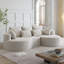 Canapé modulaire rembourré, canapé en nuage courbé extra large et large à 4 places de 105 po avec 7 coussins, canapé-lit combiné gratuit pour le salon, la chambre à coucher-471446750
