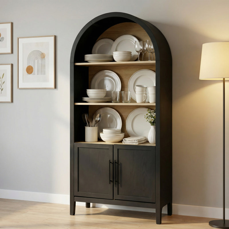 Armoire de cuisine de 67 po de hauteur avec arche 67 po