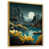 Gold Floater Framed