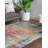 Hartell Oriental Blue/Orange/Red Area Rug-1815206666