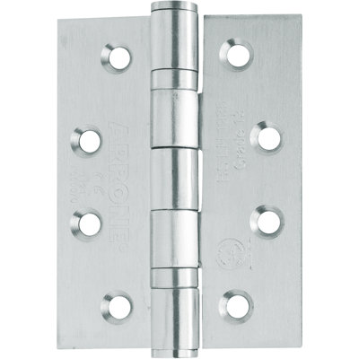 10.2cm H × 7.6cm W Butt Bearing Single Door Hinge