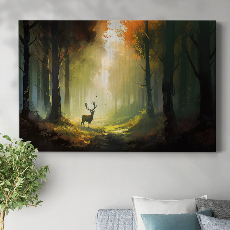 Animaux, série paysage CCDXLIV, H 40 po x l 60 po