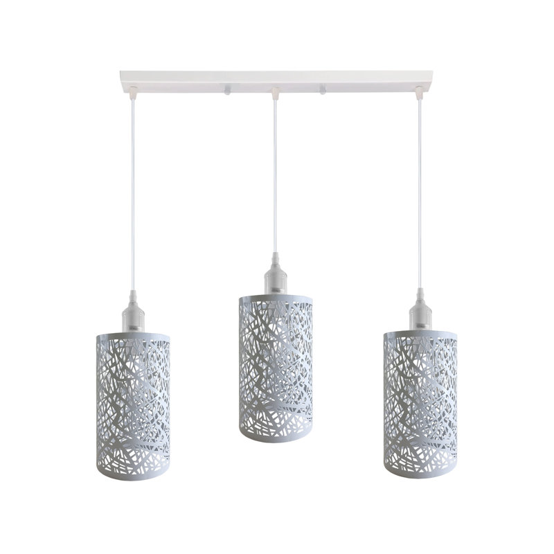 Adelfa 3 - Light White Kitchen Island Pendant