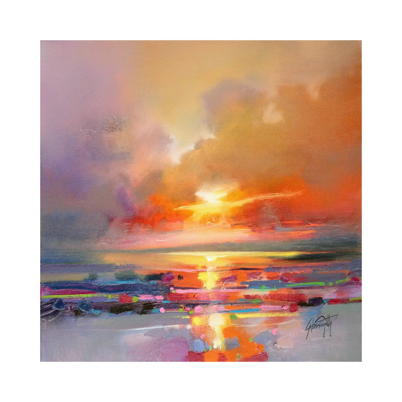 Diminuendo Sky Study III by Scott Naismith - Wrapped Canvas Painting, 45.72 cm H x 45.72 cm W x 1.91 cm D
